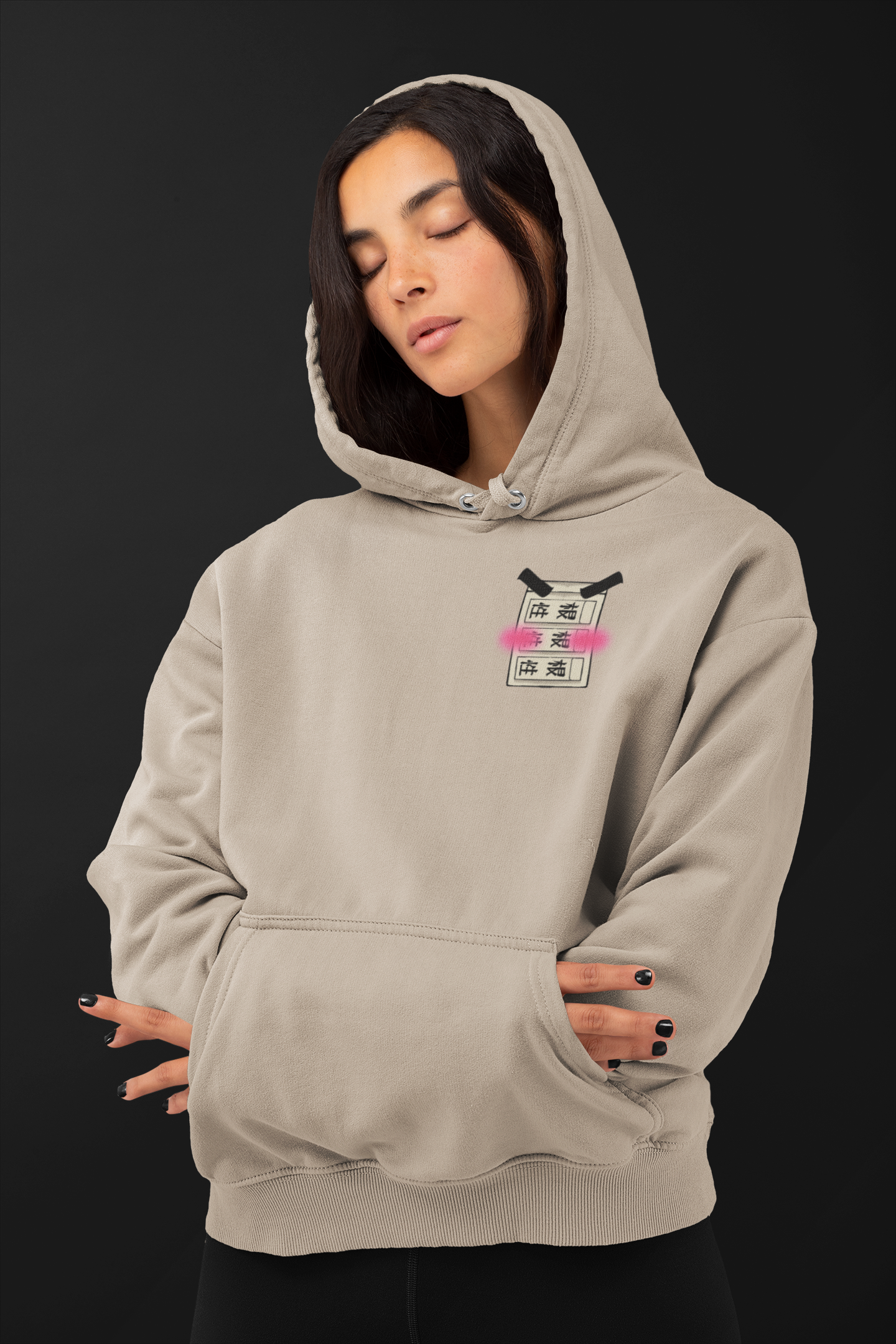 Bushy Brows Two-Sided Hoodie