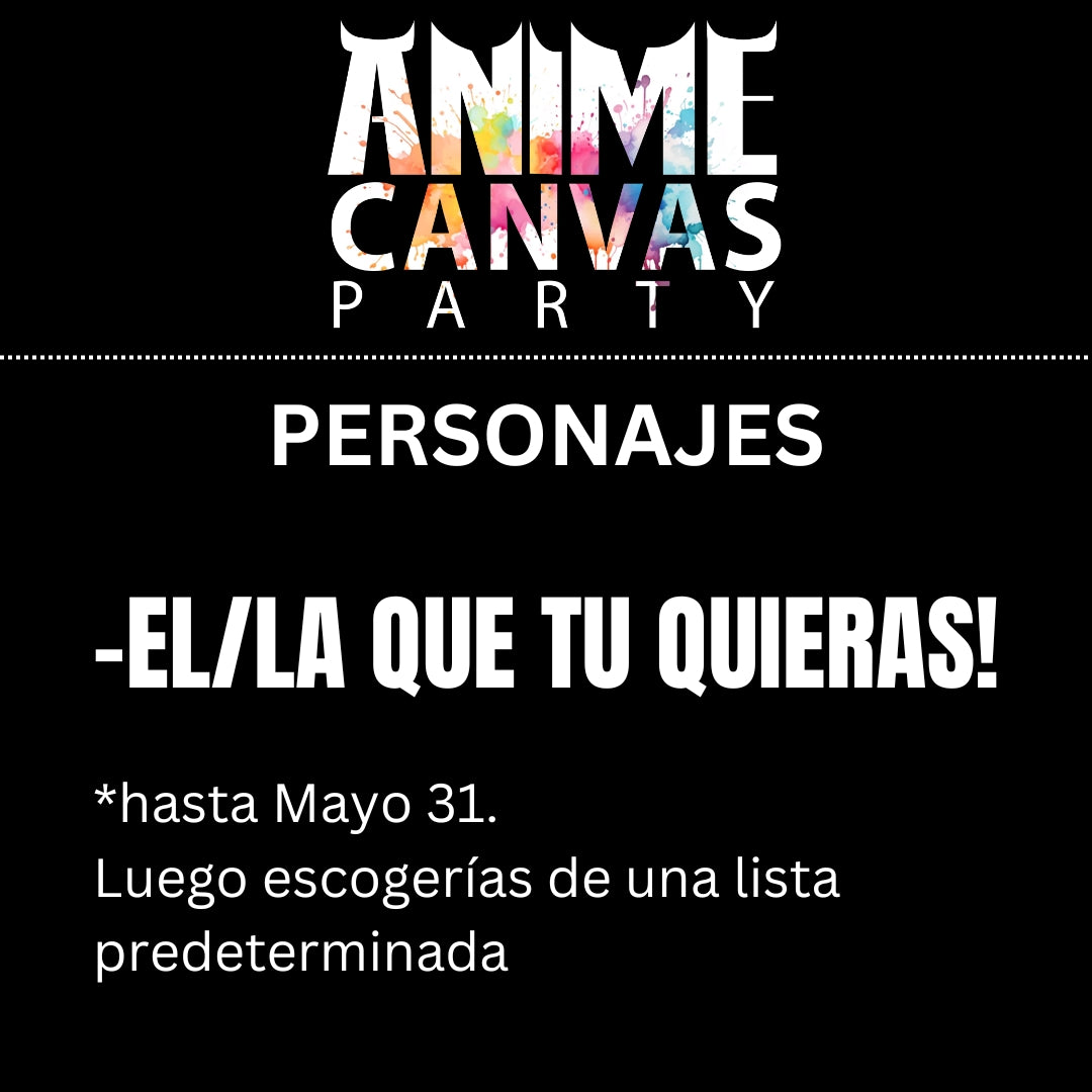 Anime Canvas Party - Compra 2 para descuento