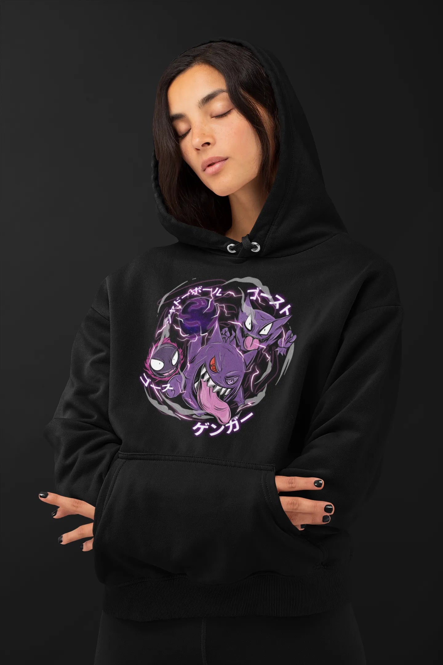 Ghost Type Two-Sided Hoodie